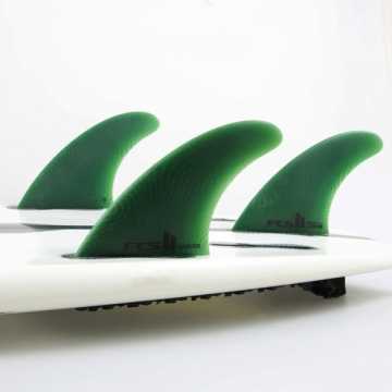 FCS II CARVER NEO GLASS ECO SURF FINS - 3 QUILHAS - MÉDIO