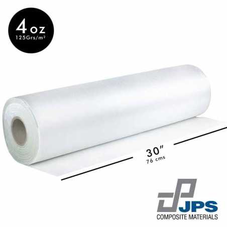 JPS Great White 4oz Fibra de vidro - 76 cm de largura