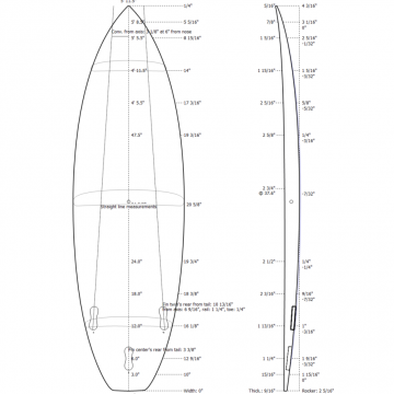 Preshape SB BigBoy - Cauda Quadrada