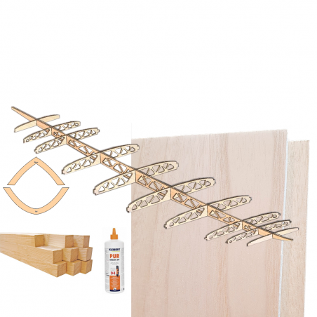 Kit Ovo Oco Pino Redondo (Framekit + plateaux)