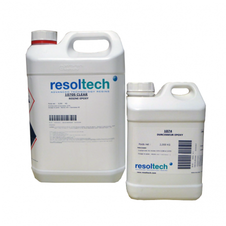 Resoltech 1070 Resina Epóxi + Endurecedor KIT 7Kg