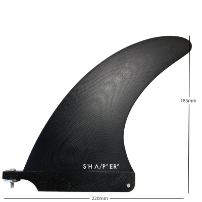Quilha de surfe Dolphin 6'5 Longboard - Volan escuro