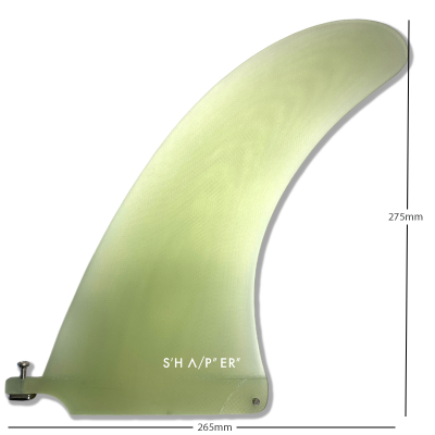 Deriva de surf Longboard Dolphin 10.25 - Transparente