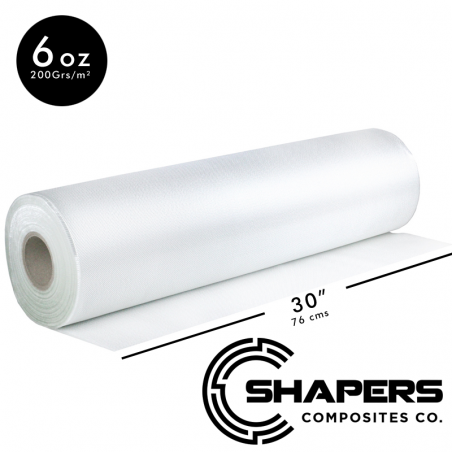 SHAPERS de fibra de vidro 6oz - 76,5 cm de largura