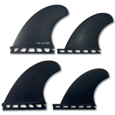 Quilhas de surf SF4 Quad - Dark Volan - Futures System