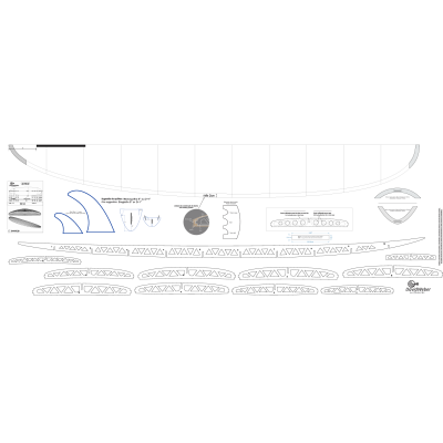 The Tanker WoodKit PRO iPaulownia - David Weber Series The Tanker WoodKit PRO iPaulownia - David Weber Series