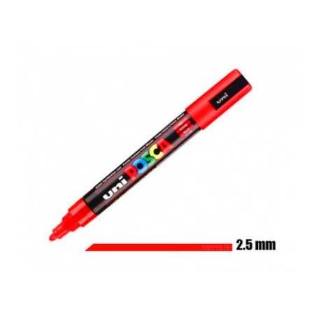 POSCA Vermelho Fluorescente 2,5mm