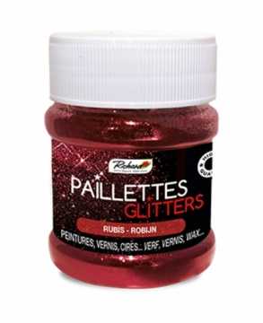 Glitter Ruby - pote de 80g