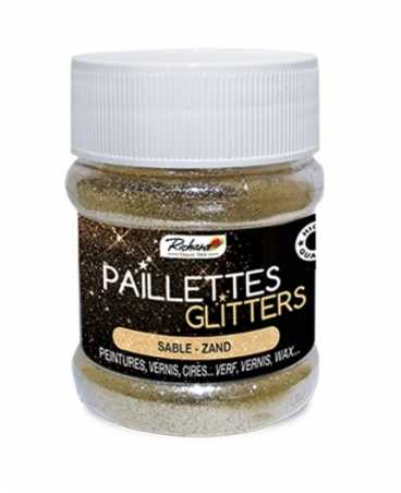 Glitter de areia - pote de 80g