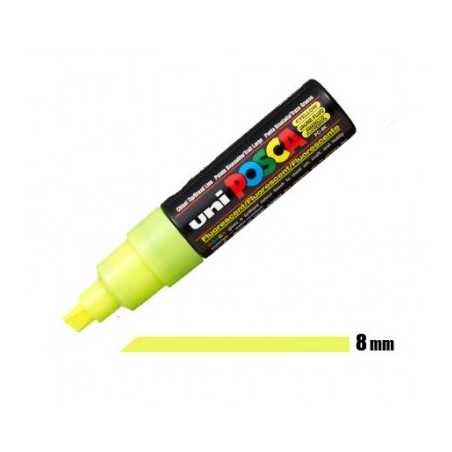 POSCA Amarelo Fluorescente 8mm