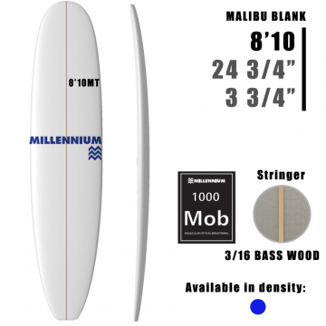 Pain de Mousse 8'10MT Malibu MILLENNIUM 3/16 BASS
