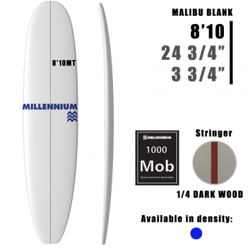 Pain de Mousse 8'10MT Malibu MILLENNIUM 1/4 DARKWOOD
