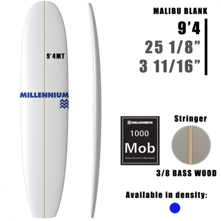 Longboard 9'4MT MILLENNIUM 3/8 BASS