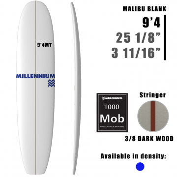 Pain de Mousse 9'4MT Longboard MILLENNIUM 3/8 DARKWOOD