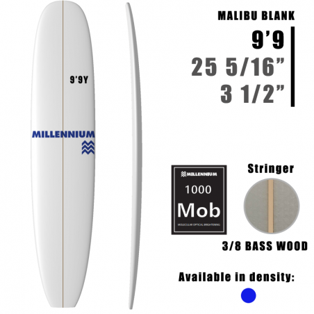 Longboard 9'9Y MILLENNIUM 3/8 BASS